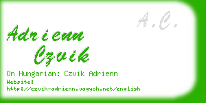 adrienn czvik business card